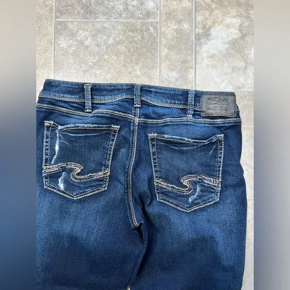 Women’s Silver jeans distressed Sam 30/29 - Picture 4 of 9